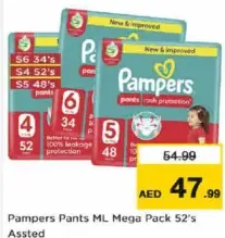 Pampers Pants Mega Pack M/L Assorted
