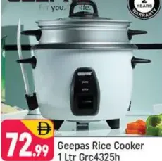Geepas Rice Cooker GRC4325H
