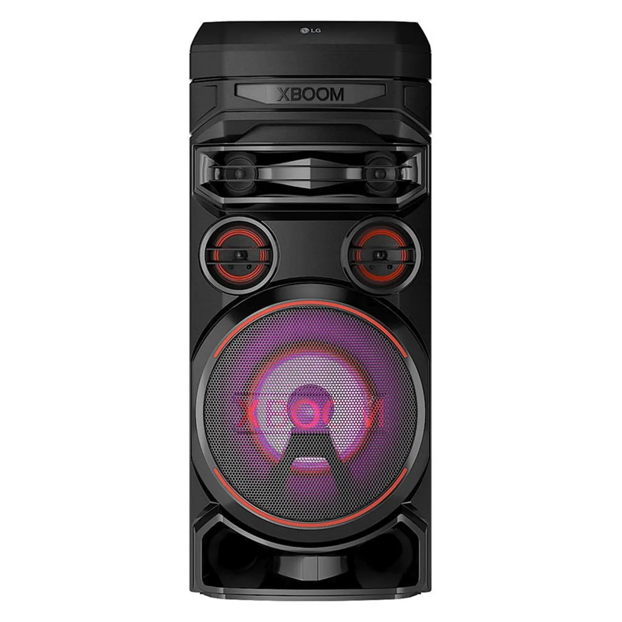 LG مكبر صوت حفلات بلوتوث XBoom RNC7 نظام HiFi مع ميكروفون أسود