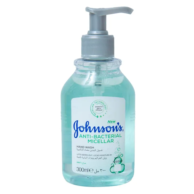 Johnson's anti-bacterial micellar hand wash mint