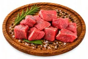 مكعبات لحم غنم بدون عظم