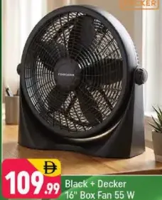 Black+Decker Box Fan 55W