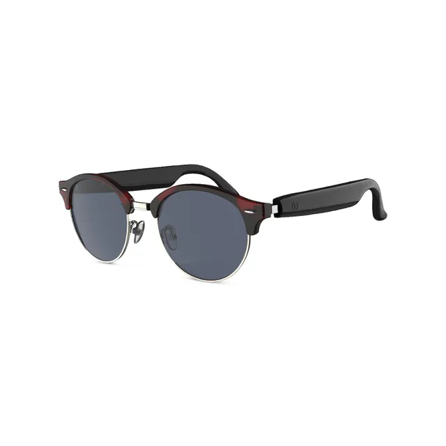 Green Lion Urban-X Audio Sunglass, Red, GNURBNXBK