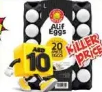 Alif White Eggs Large