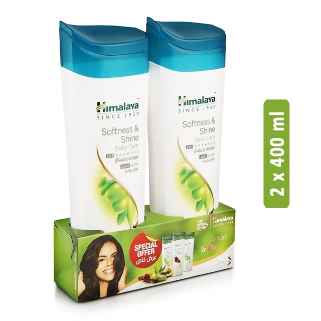 Himalaya Protein Shampoo Softness&Shine 400Mlx2Pcs Value Pack