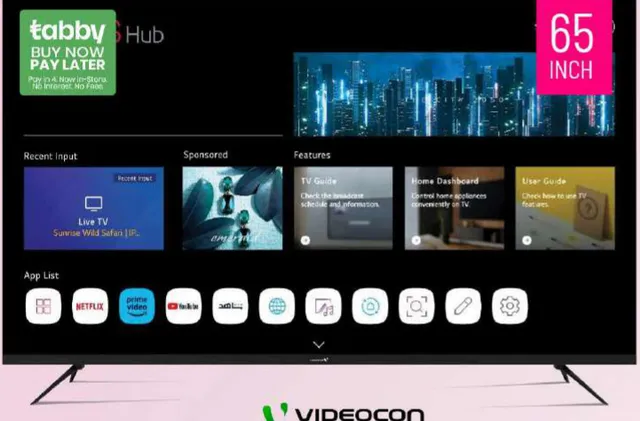 Videocon Uhd Edgeless Tv 4K E5 6E Iwo 1100