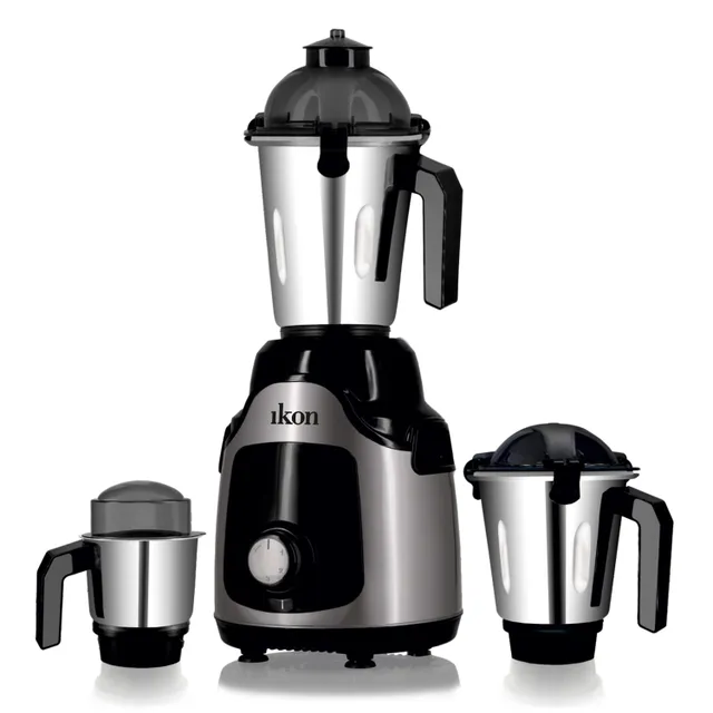 Ikon Mixer Grinder with 3 Jars, 850W, Grey/Black, IK-IN785