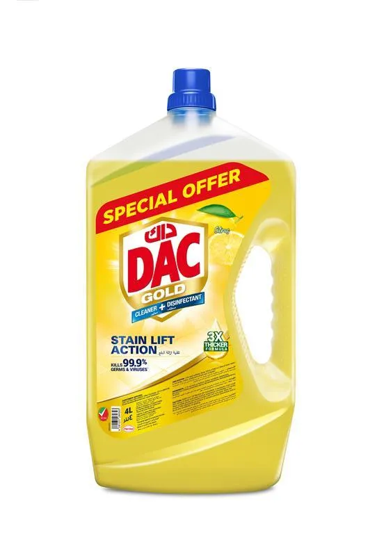 Dac Gold منظف مطهر متعدد الاستعمالات بالحمضيات