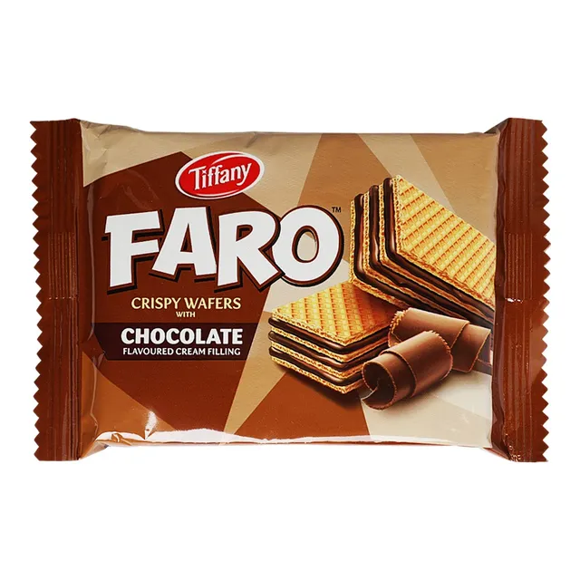 Tiffany Faro Chocolate Flavoured Cream Filling Crispy Wafers