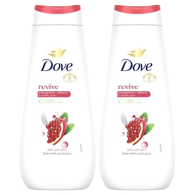 Dove Revive Body Wash Pomegranate and Hibiscus with Triple Hydration Serum