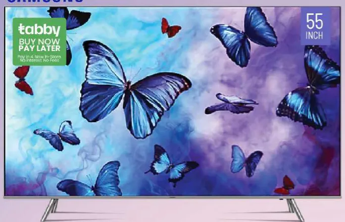 Samsung تلفزيون UHD QLED مقاس 55" Qa55Q6Faauxzn