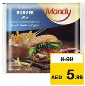 Mondy Burger Slices Cheese