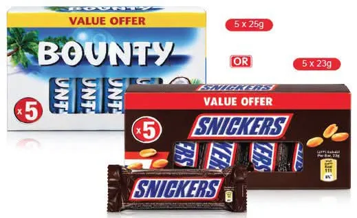 Bounty / Snickers لوح باونتي أو سنيكرز مشكل