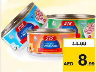 515 Light M Tuna Flake Assorted