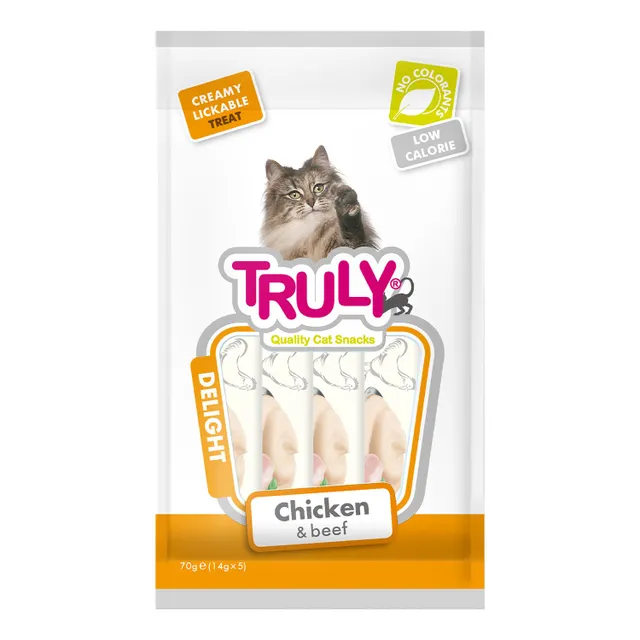 Truly Chicken & Beef Cat Snacks