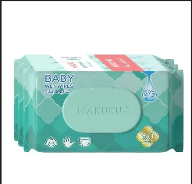 Makuku Baby Wet Wipes, 180 Wipes