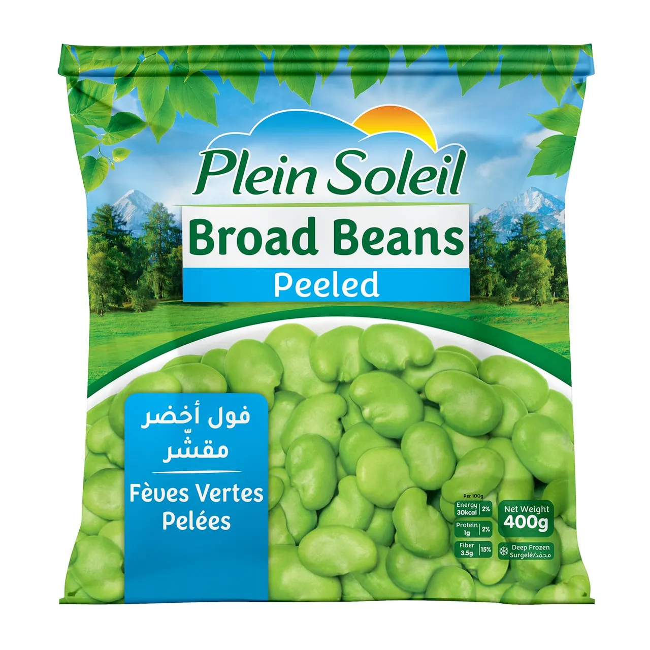 Plein Soleil فول عريض مقشر