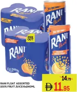 Rani عصير 100% Float متنوع