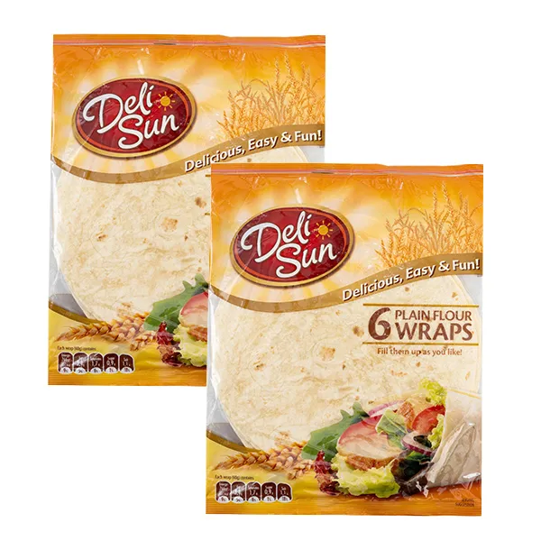 Delisun تورتيلا بدقيق سادة Deli Sun