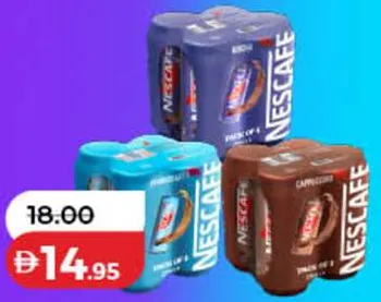 Nescafé Rtd Cappuccino, Mocha & Spanish Latte