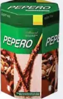 Lotte Pepero Octagon Almond / White