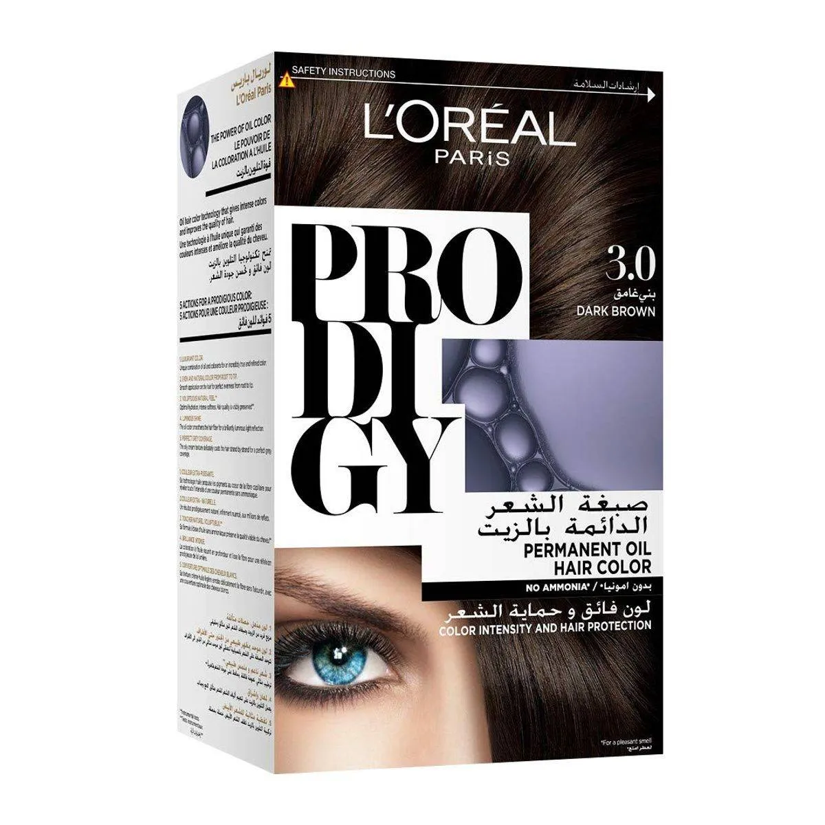 Loreal Paris صبغة شعر Prodigy 3.0 بلون Dark Brown