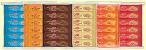 Tiffany Creams Chocolate/Coconut/Mango/Orange/Strawberry/Vanilla