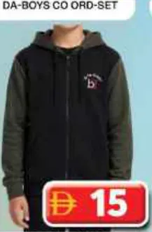 B2 Boys Hoded Fleece Jacket F/S