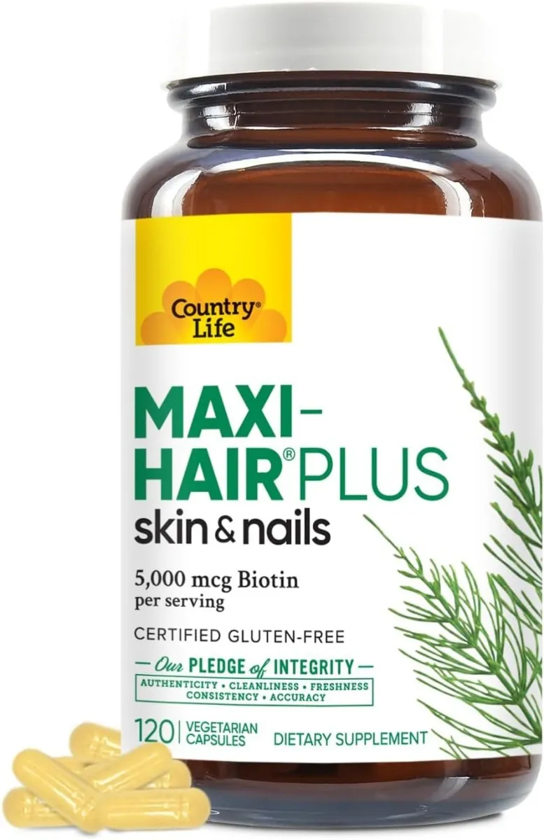 Country Life Maxi-Hair Plus كبسولات - 120 Pcs