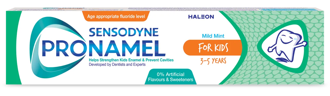 Sensodyne معجون أسنان Pronamel للأطفال من 3 إلى 5 سنوات