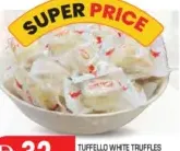 Tuffello White Truffels Almond Coconut Chocolate