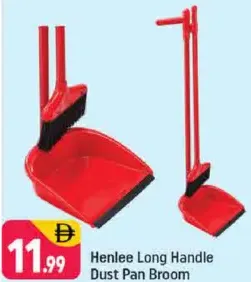 Henlee Long Handle Dust Pan Broom