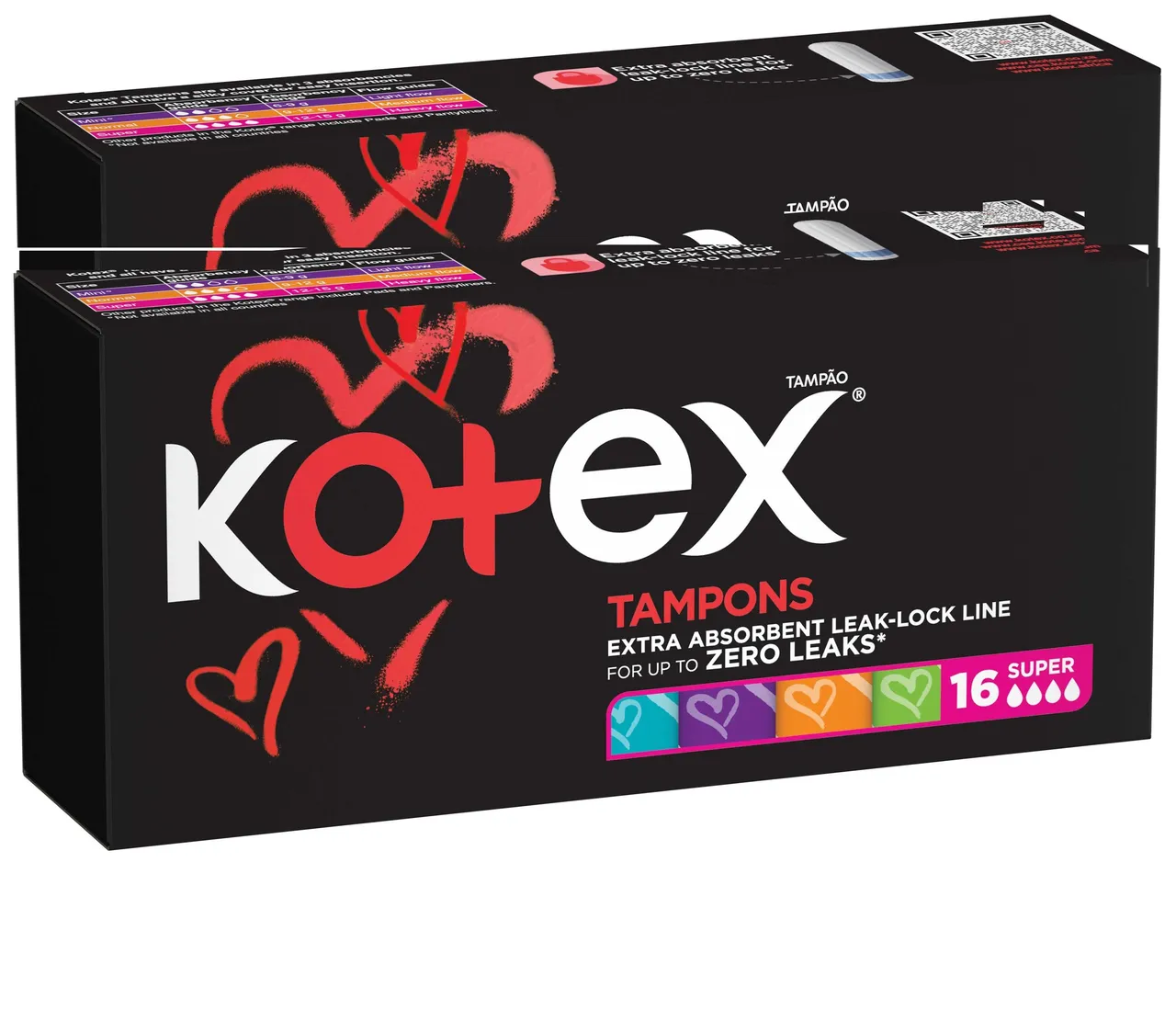 Kotex فوط صحية كوتكس سوبر 2 × 16