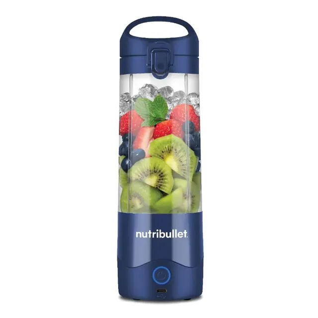 Nutribullet Rechargeable Portable Blender, Navy Blue, NB-PB475B