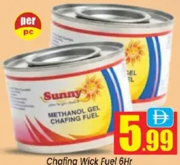 Sunny Chafing Wick Fuel 6Hr