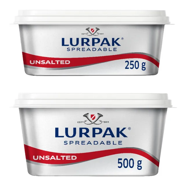 Lurpak Spreadable Unsalted Butter, +