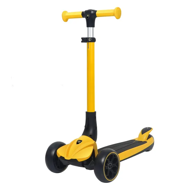 Skid Fusion Twister Folding Kids Scooter F1-Yellow