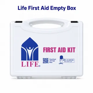 Life First Aid Empty Box 230x180x45MM