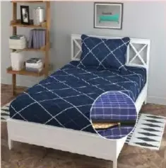 Bed Cover Single With Zip