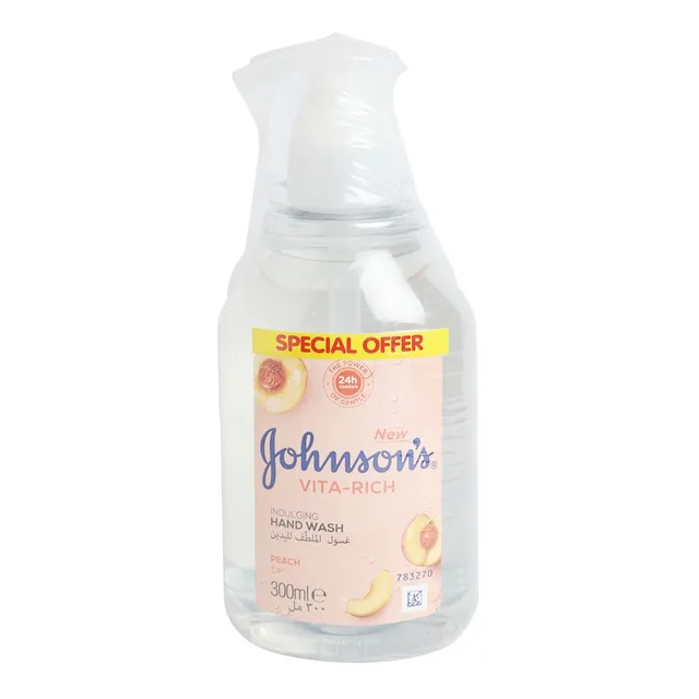 Johnson&Johnson Vita Rich Hand Wash with Peach Extract