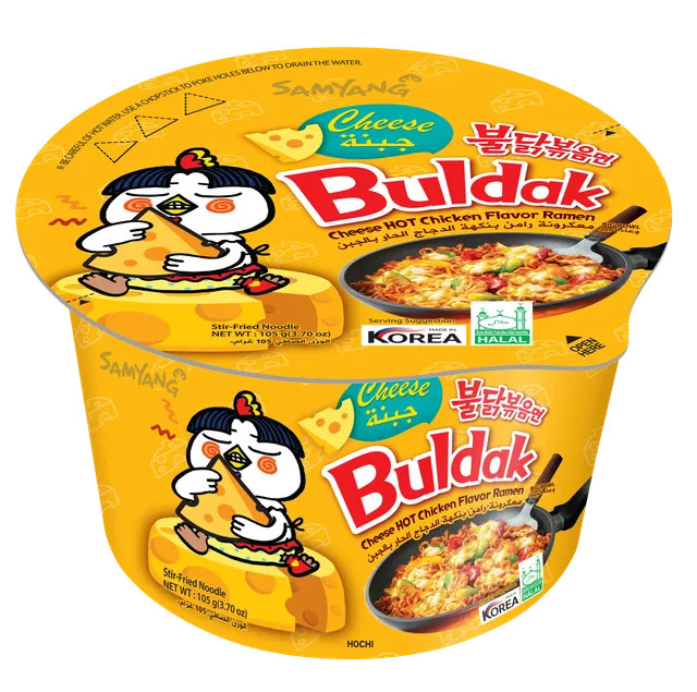 Samyang Cheese Buldak Ramen Big Bowl Noodles