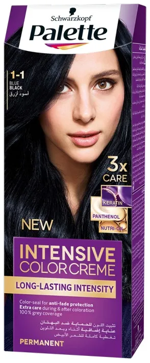 Palette كريم تلوين مكثف 1-1 أزرق أسود