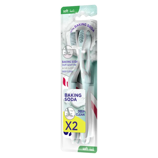 Signal Toothbrush Baking Soda Soft - 2 Pcs