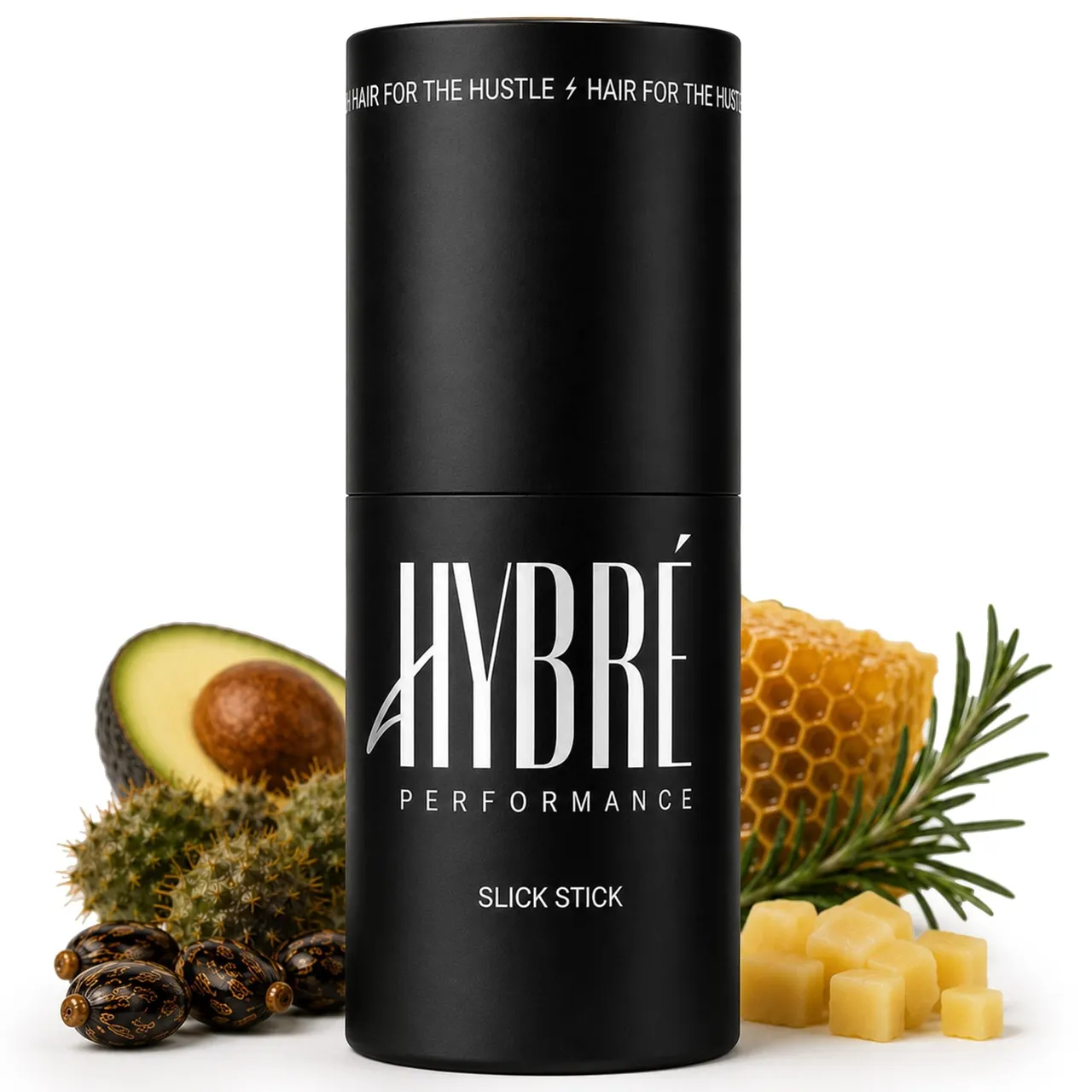 Hybré Performance Hybré Slick Stick عصا شمع نباتية غير دهنية للأطراف والشعر المتطاير