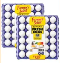 Farmer's Select بيض أبيض طازج