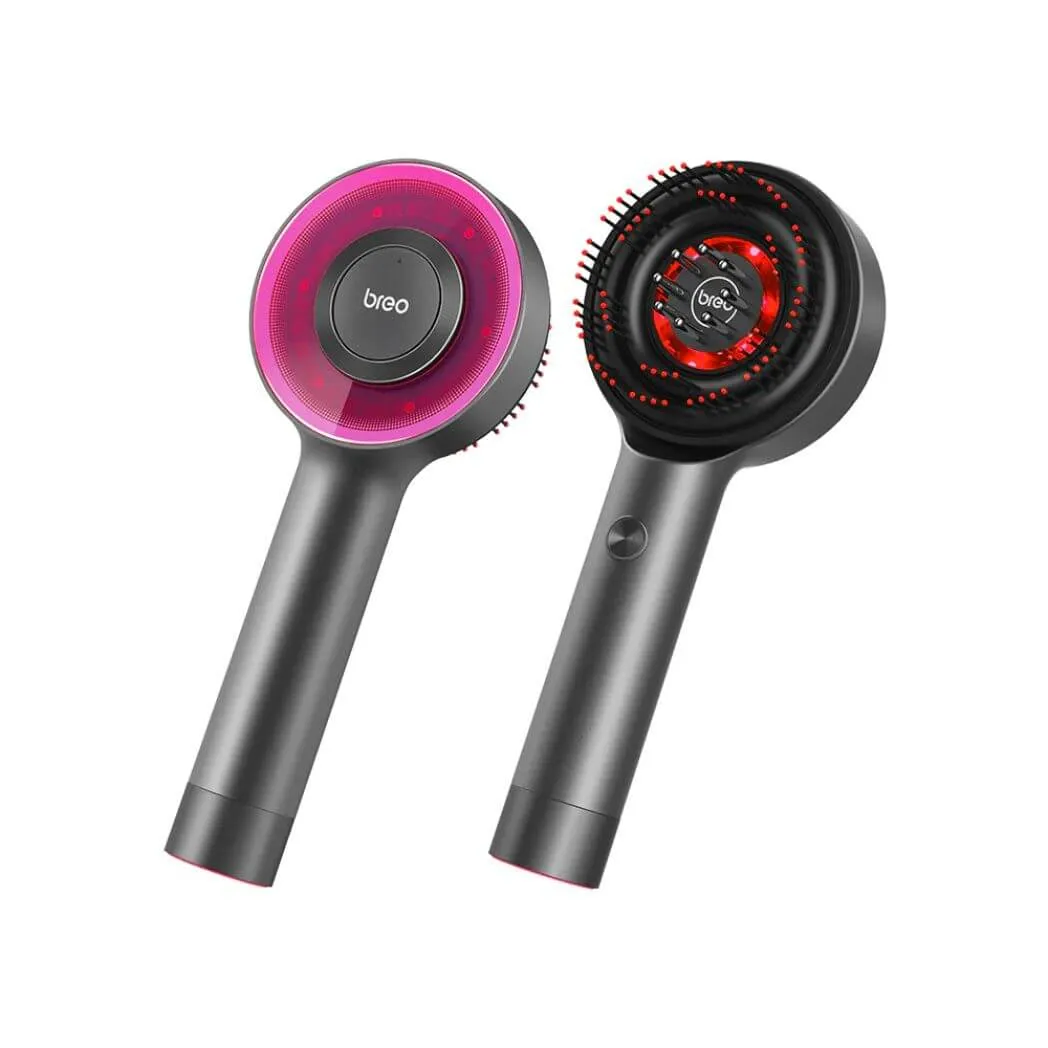 Breo مدلك فروة الرأس Scalp Tirlogy مقاوم للماء IPX7 لفروة الرأس والشعر