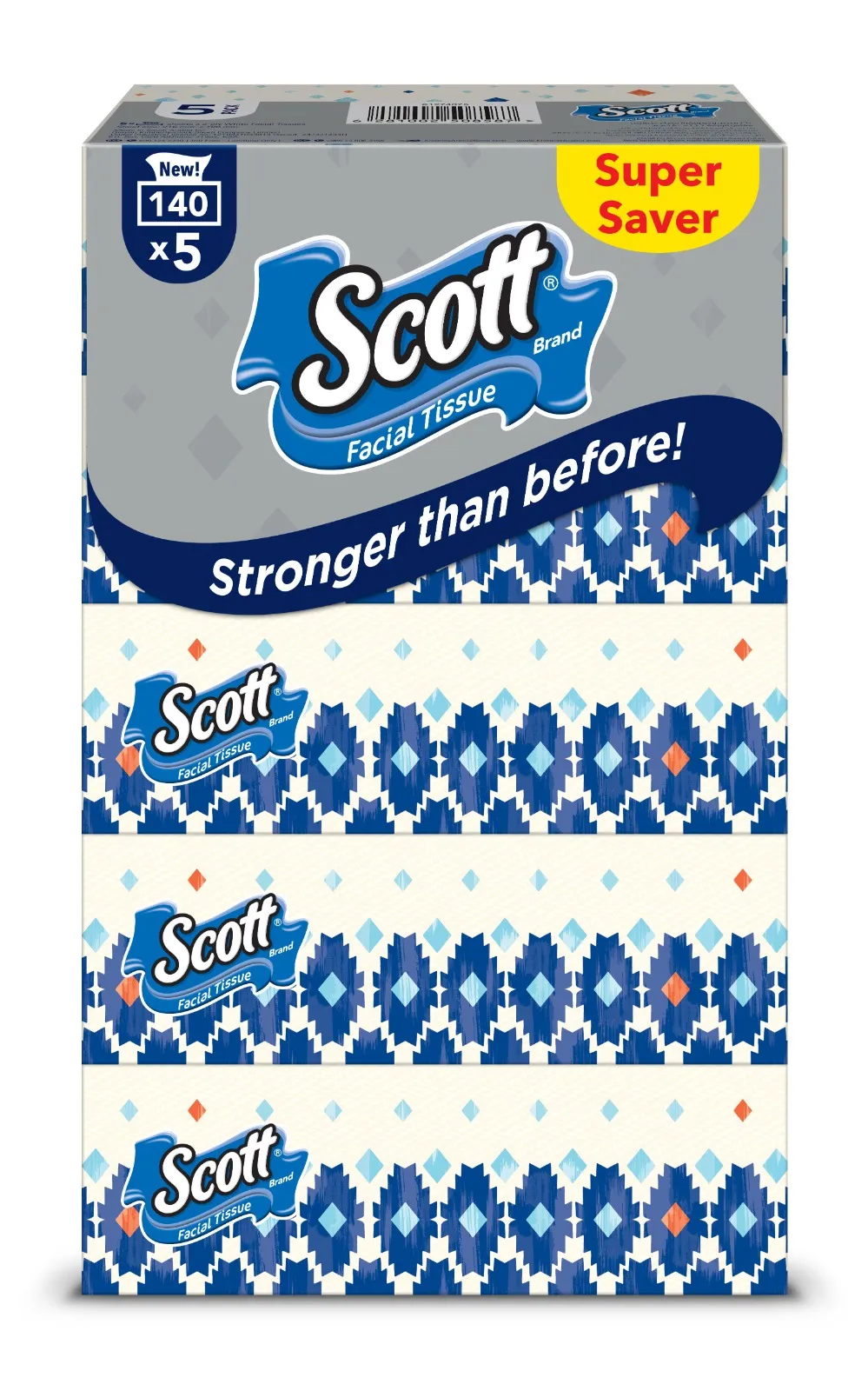 Scott مناديل وجه - 5 x 140's