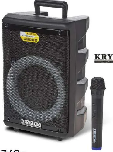 Krypton مكبر صوت ترولي Rech