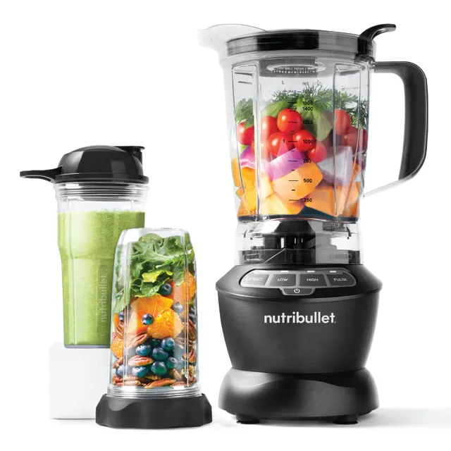 Nutribullet Full Size Blender + Combo, 1000 W, 7 Piece Accessories, Dark Grey, NBC-0910B