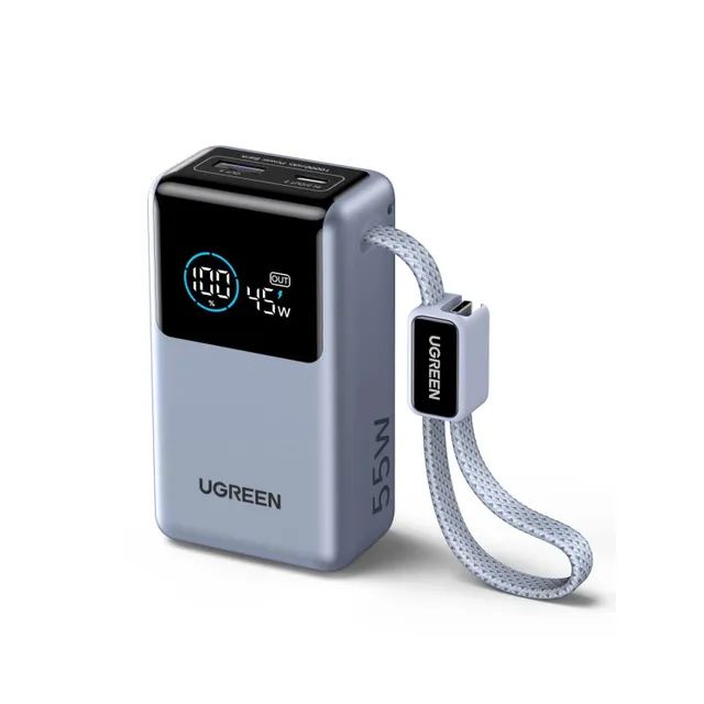 Ugreen Nexode Pro 10000 mAh Fast Charging Mini Power Bank, 55W, PB727